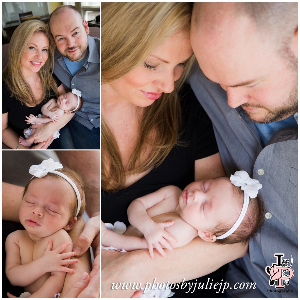 Parents with Newborn Baby Girl